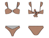 Hearth Bikini - Coco Flamingo