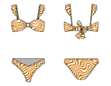 Hearth Bikini - Coco Flamingo